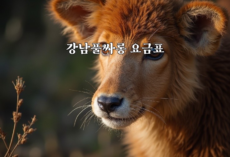 강남풀싸롱 요금표