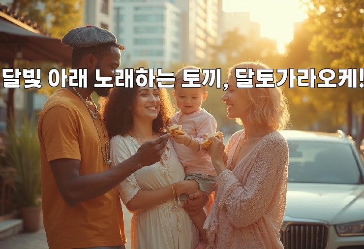 달빛 아래 노래하는 토끼, 달토가라오케!