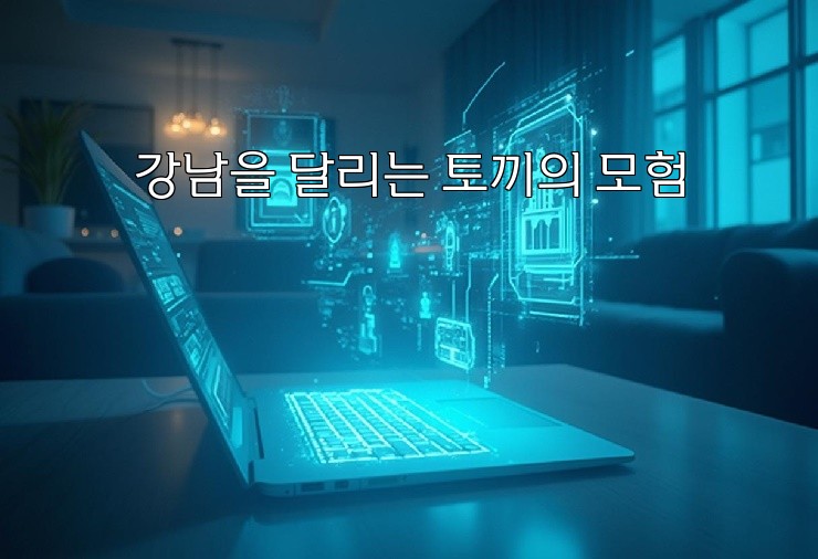 강남을 달리는 토끼의 모험